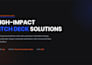 design pitch deck and business presentation